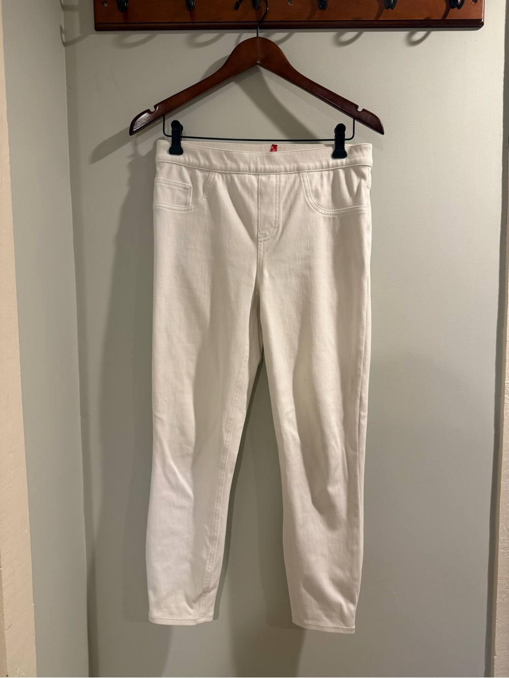 SPANX White Cropped Jean-ish